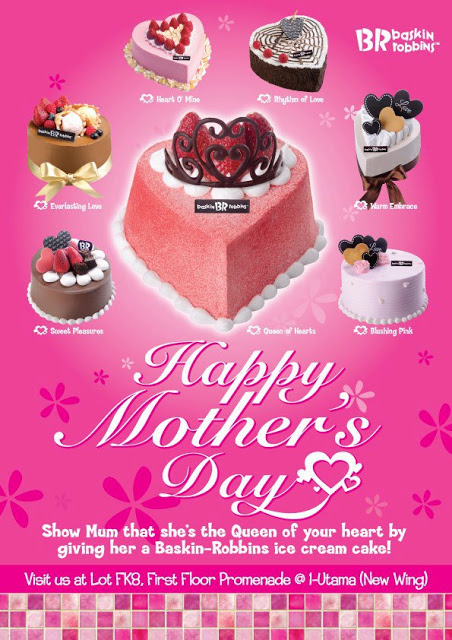 Ice Cream Cake For Mothers Day At Baskin Robbins Malaysian Foodie