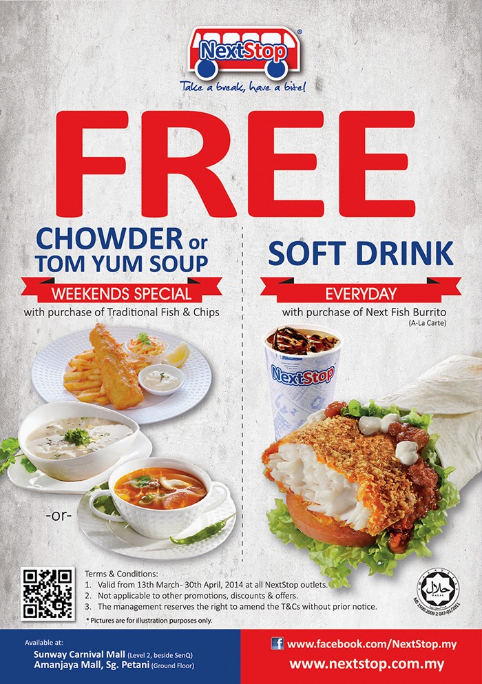 NEXT STOP FREE SOUP/ DRINK PROMOTION  Malaysian Foodie