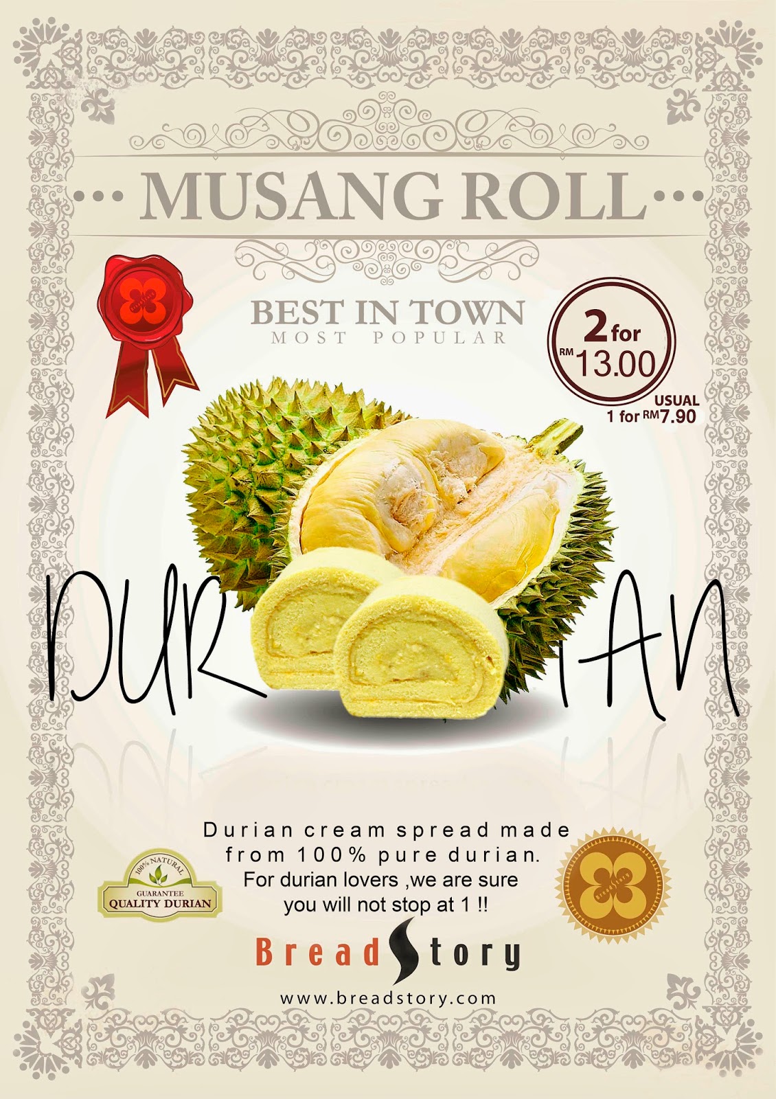 DURIAN MANIA BY BREAD STORY  Malaysian Foodie