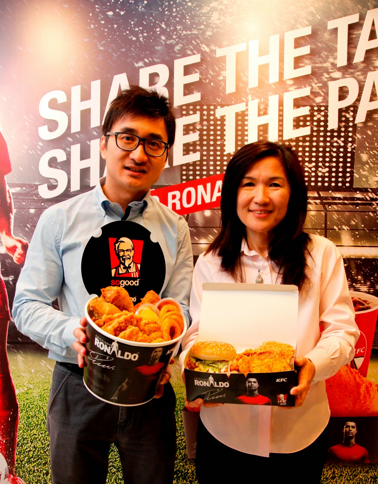 CRISTIANO RONALDO CELEBRATES THE FOOTBALL SEASON WITH KFC ...