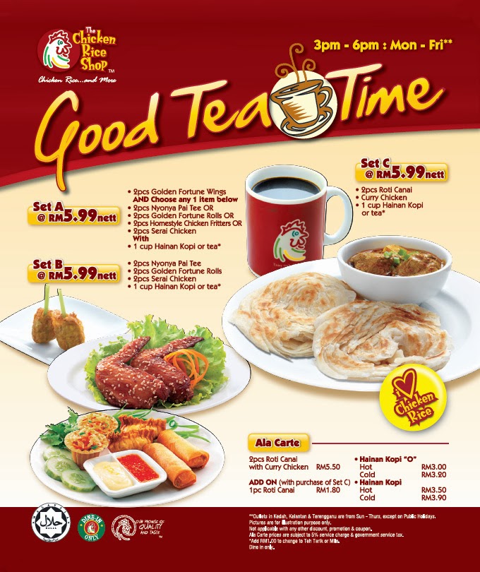 TEA TIME MENU AT THE CHICKEN RICE SHOP Malaysian Foodie