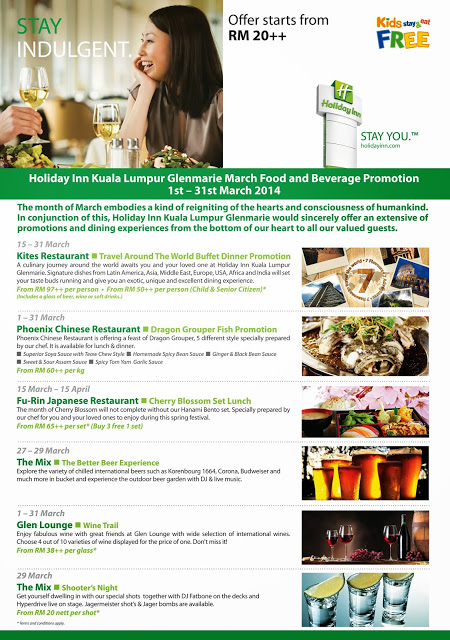 HOLIDAY INN KUALA LUMPUR GLENMARIE MARCH PROMOTION 