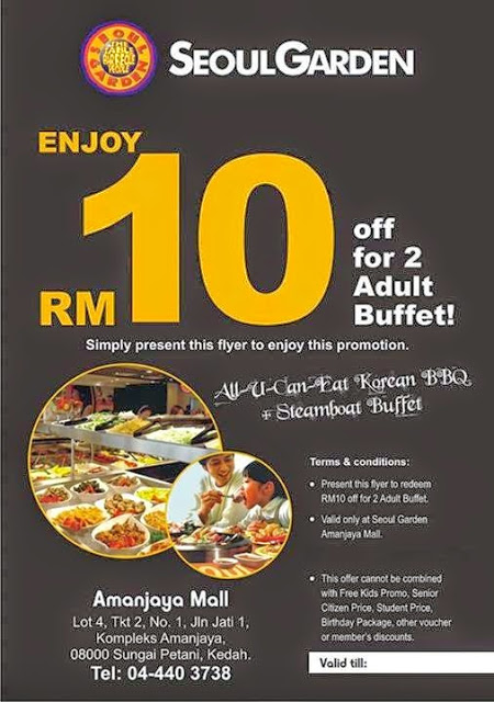 SEOUL GARDEN RM10 OFF FOR 2 ADULT BUFFET  Malaysian Foodie
