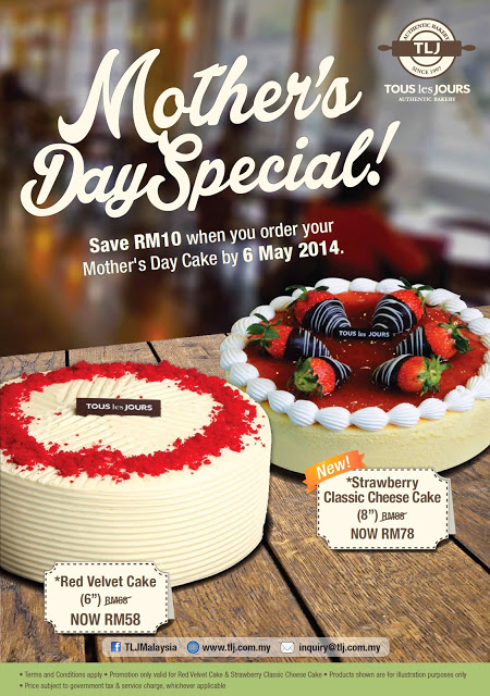 TOUS LES JOURS MOTHER'S DAY CAKE PROMOTION  Malaysian Foodie