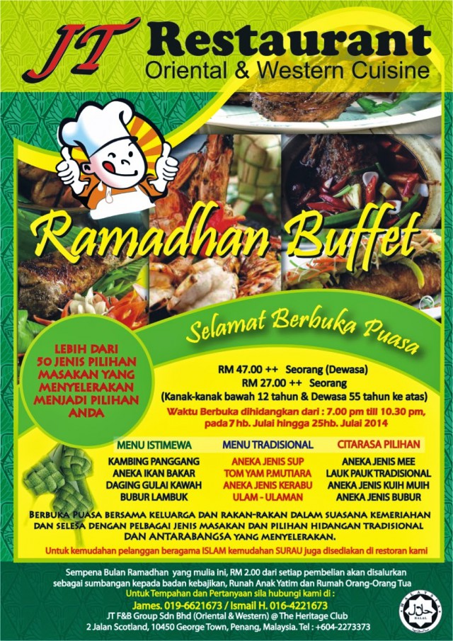 RAMADHAN BUFFET @ JT RESTAURANT  Malaysian Foodie