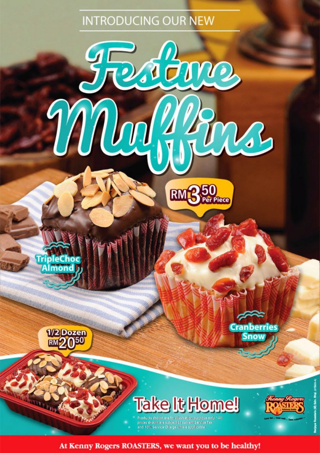 FESTIVAL MUFFINS @ KENNY ROGERS RESTAURANT | Malaysian Foodie