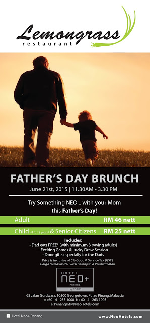 Fathers Day Brunch Promotion Lemongrass Restaurant Hotel Neo Malaysian Foodie 