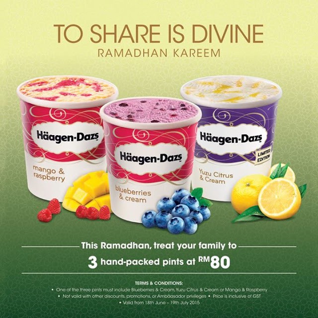 HAAGEN DAZS RAMADHAN PROMOTION Malaysian Foodie