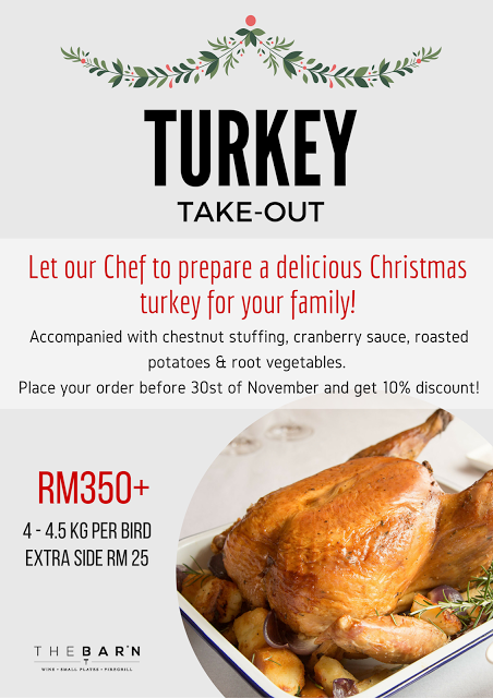 TURKEY TAKE OUT @ THE BARN | Malaysian Foodie