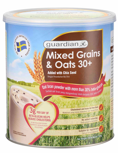 Guardian Launches Mixed Grains Oats 30 To Help Malaysians Get The Fibre They Need For Better Health Malaysian Foodie