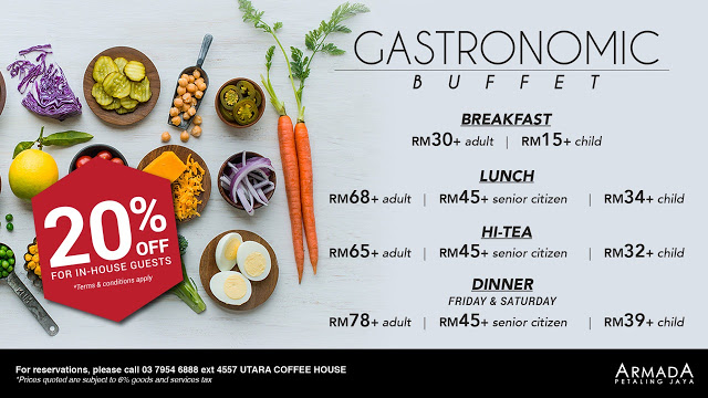 Gastronomic Buffet Utara Coffee House Armada Hotel KL