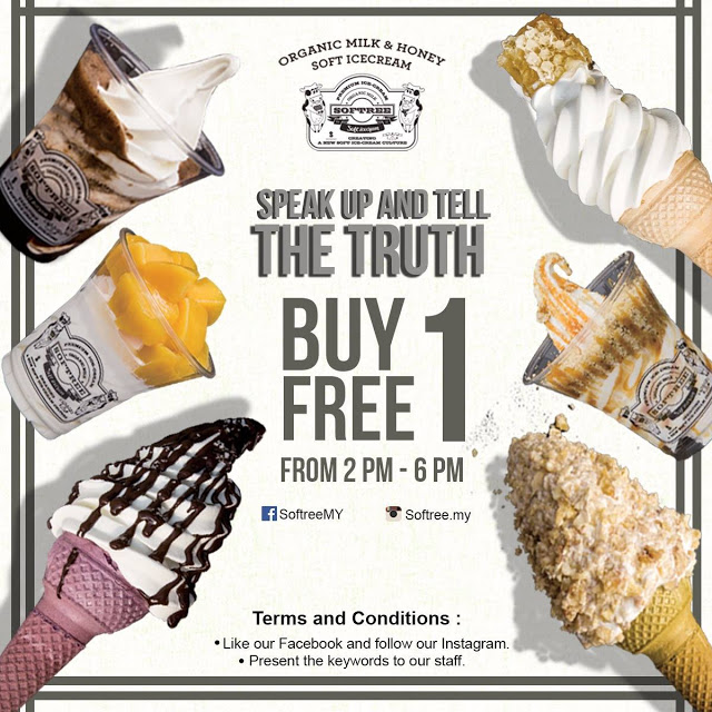 Softree Buy 1 Free 1 Promotion Malaysian Foodie