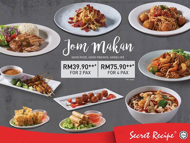 Jom Makan Promotion @ Secret Recipe | Malaysian Foodie