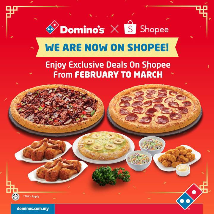 Hot Domino S Pizza Deals Exclusively On Shopee Malaysian Foodie