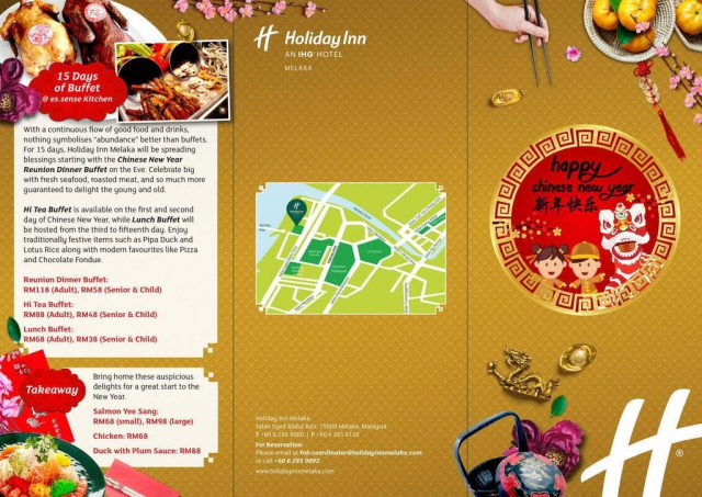 Chinese New Year Special Promotions – Holiday Inn Melaka | Malaysian Foodie
