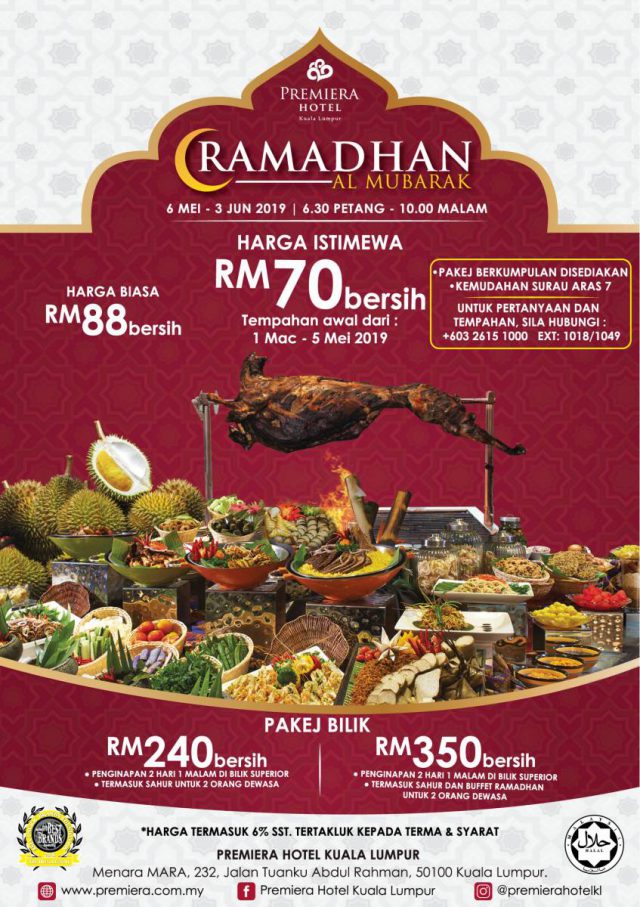 Ramadhan Promo @ Premiera Hotel | Malaysian Foodie