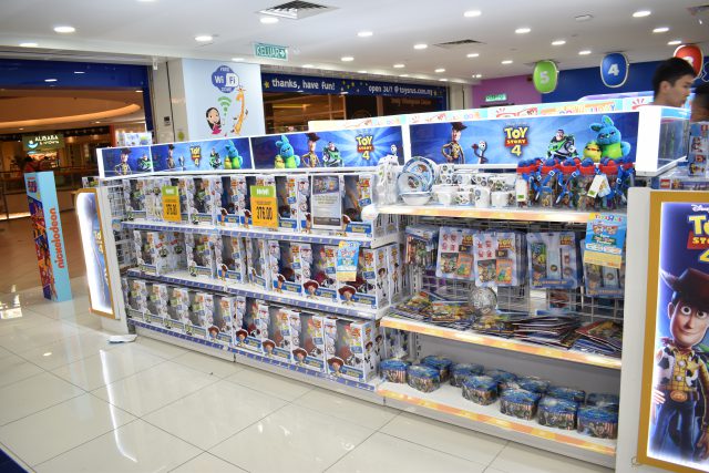 toy story display case