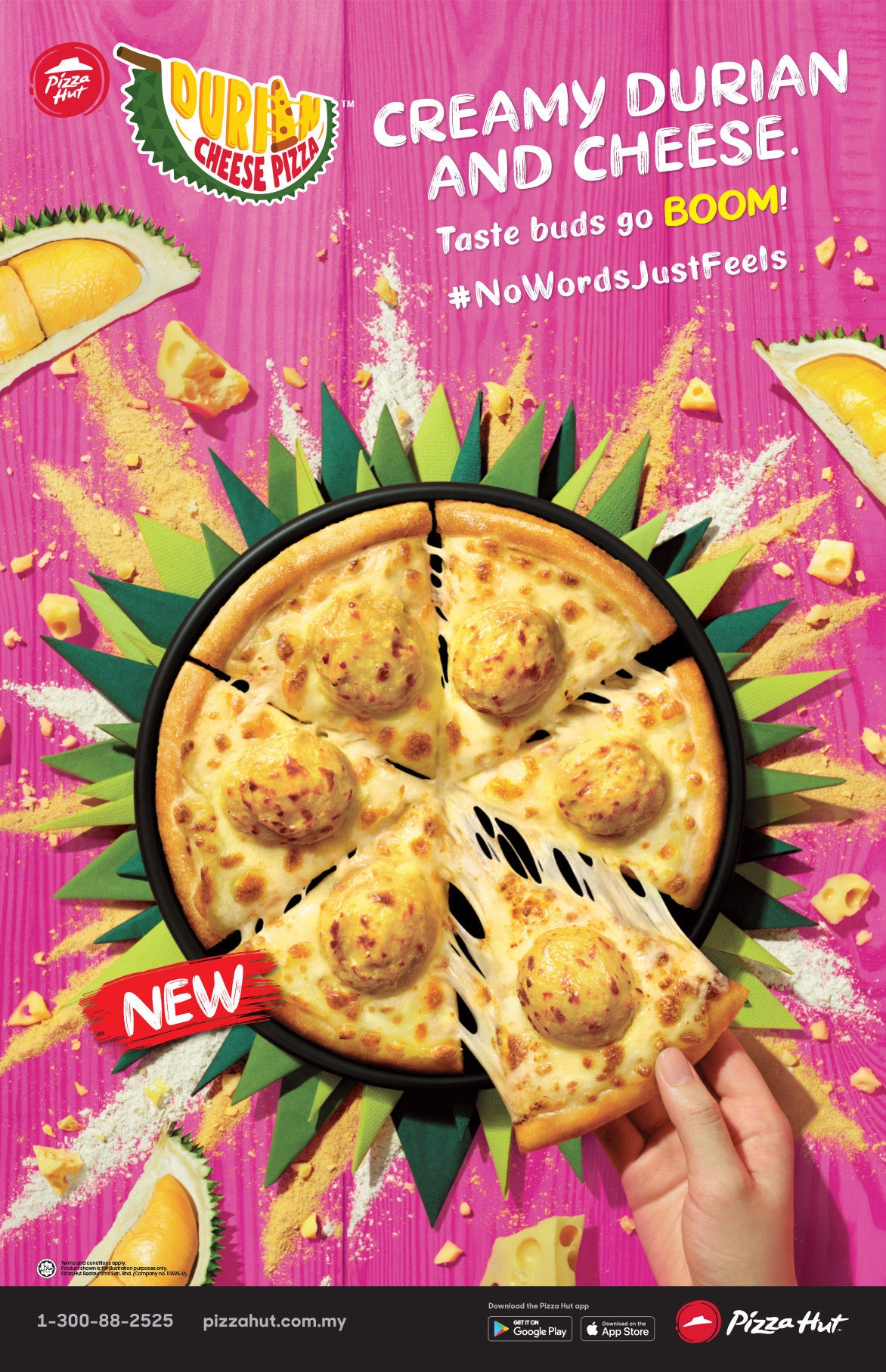 PIZZA HUT CELEBRATES MALAYSIANS' FAVOURITE WITH THE NEW DURIAN CHEESE ...