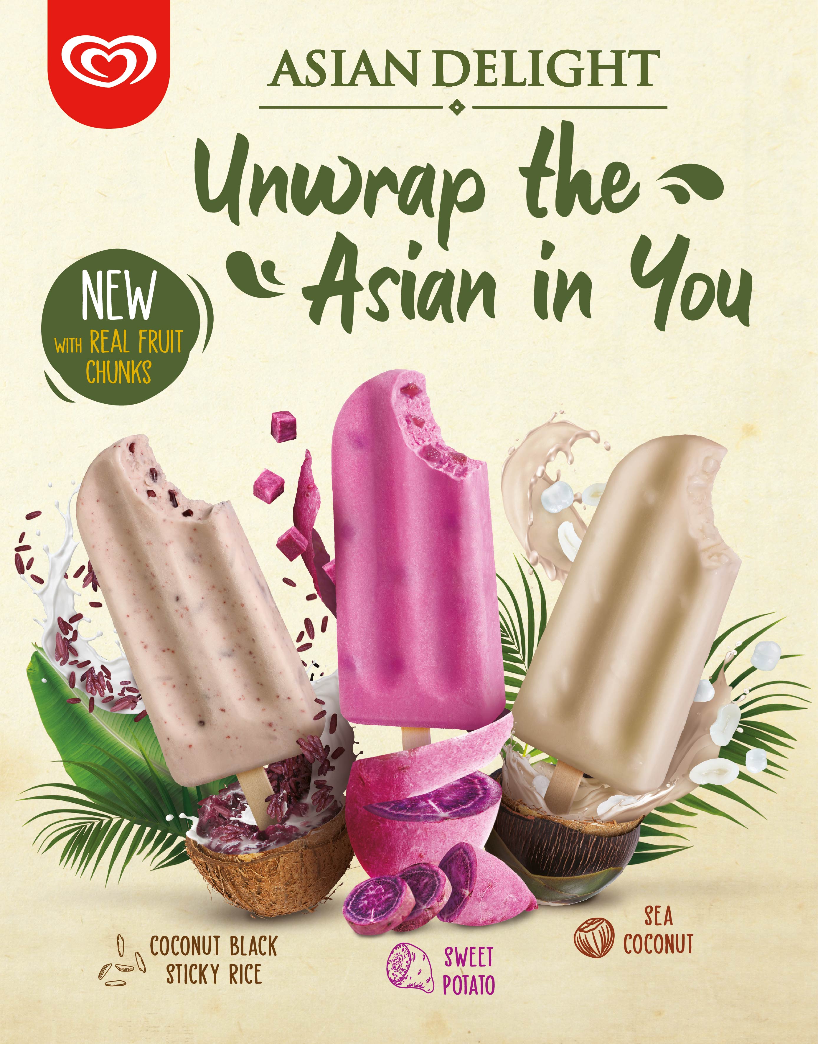Unwrap the Asian In You With NEW Wall’s Asian Delight Ice Creams