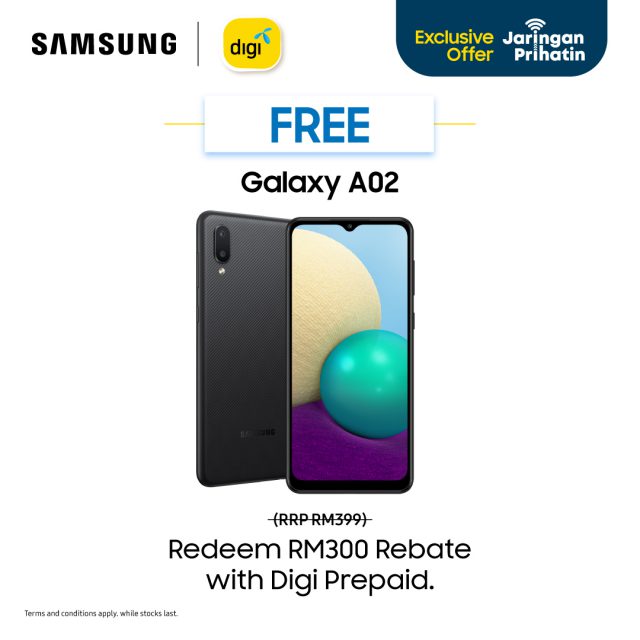 Get The Most Affordable Smartphone Galaxy A02 A02s With Digi Prihatin 35 Prepaid Bundle Subscription Malaysian Foodie