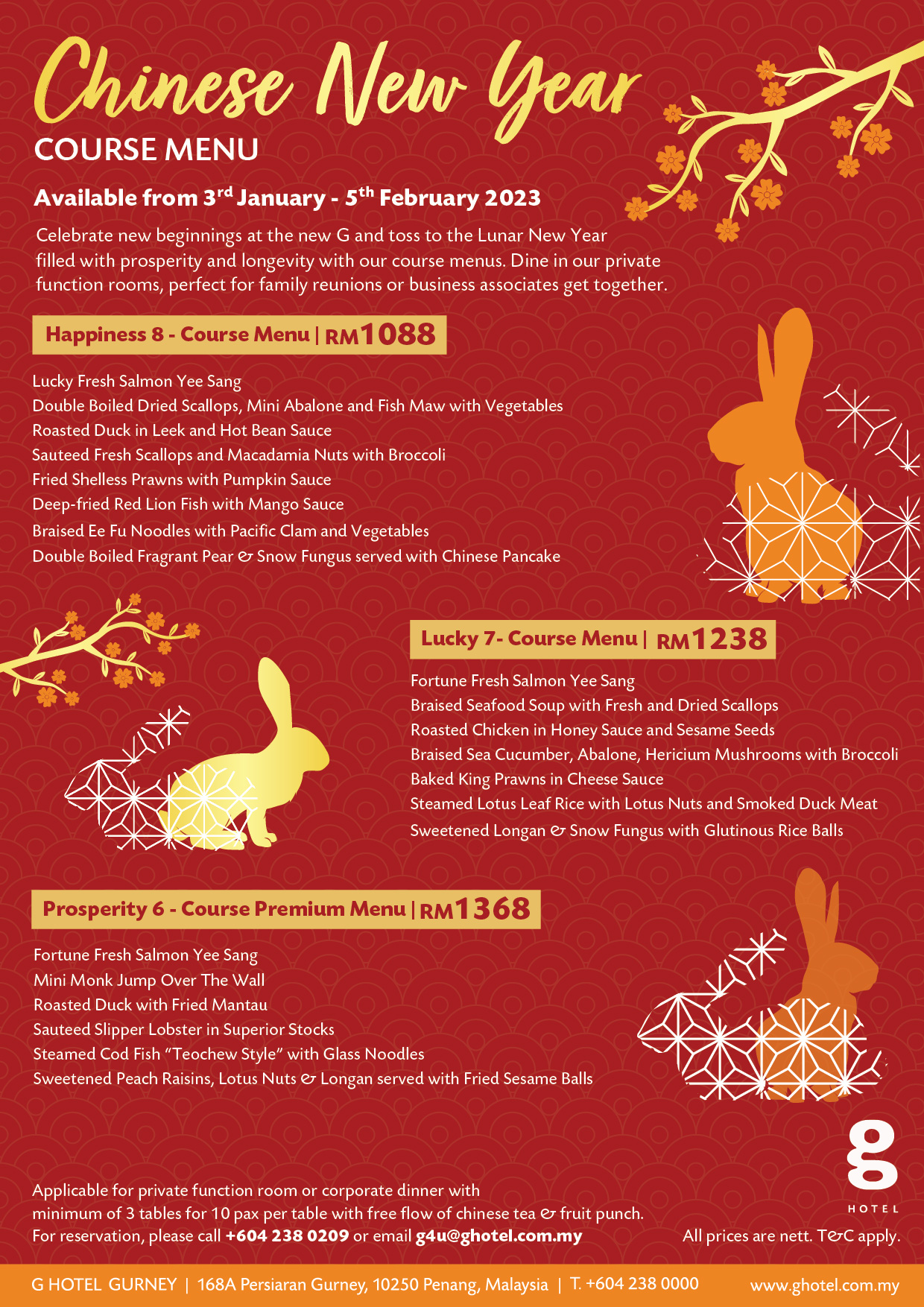 furama hotel chinese new year buffet