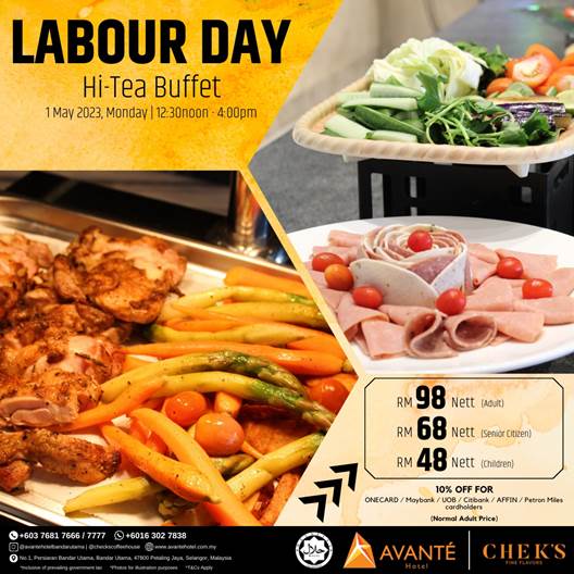 Labour Day Promotion @ Avante Hotel | Malaysian Foodie