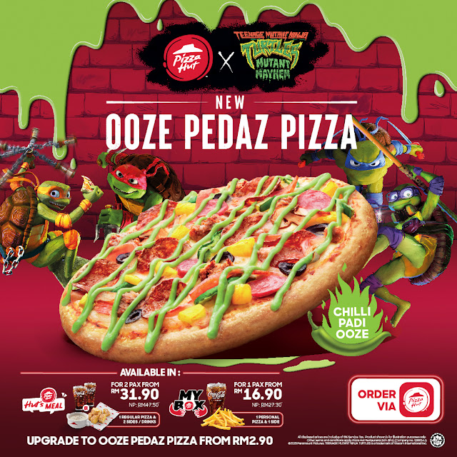 Pizza Hut now has Mutagen Ranch for their latest Ninja Turtles promo