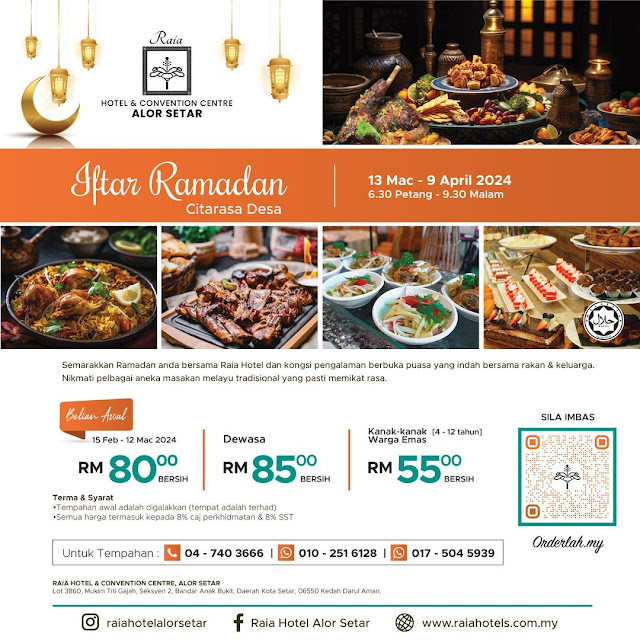 raia hotel kuching ramadhan buffet 2024