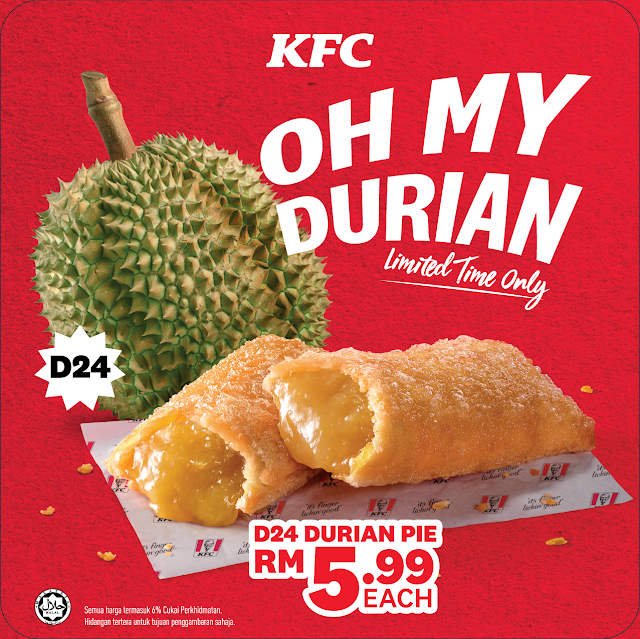 KFC MALAYSIA LAUNCHES ITS FIRST-EVER PIE AND IT HAS DURIAN | Malaysian ...