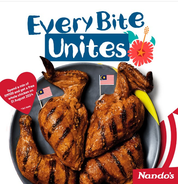 Nando's Free Whole Chicken | Malaysian Foodie
